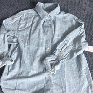 Sonoma Light Blue chambray Casual Button Down Shirt